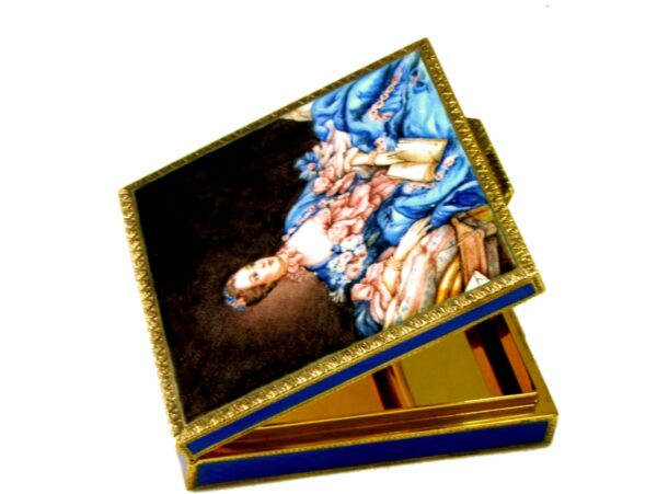 Sterling silver Jewel box fire Enameled hand painted guilloche hand engraved Salimbeni 1 scaled