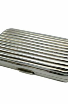 Cigarette Case Silver 925 Absolute Striped Salimbeni