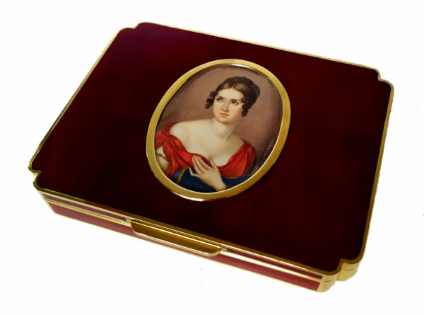 Box Enamel Sterling Silver Paolina Bonaparte