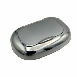 Salimbeni Snuff Box Type Soapbar Sterling Silver Smooth Polished